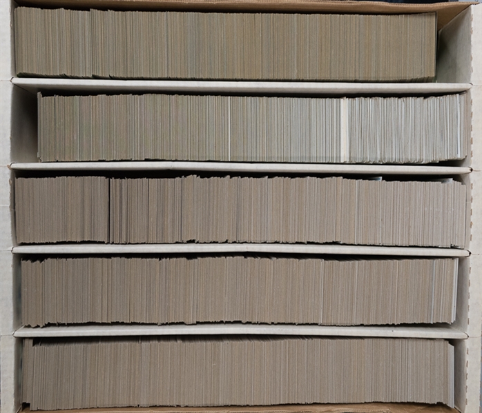 Box Of Approximately 4200 1982-1983 Topps Baseball Cards