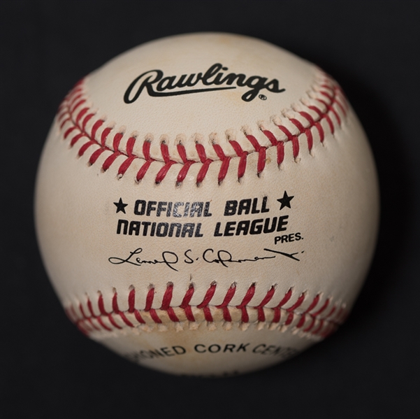 Hank Aaron Signed National League Baseball - JSA