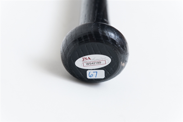Larry Bowa Signed & Inscribed Rawlings Big Stick Bat - JSA