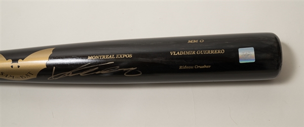 Vladimir Guerrero Signed Game Model Bat - JSA
