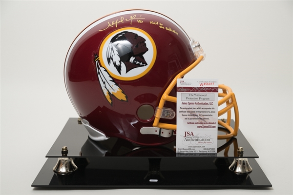 Alfred Morris Signed & Inscribed Riddell Full Size Helmet - JSA