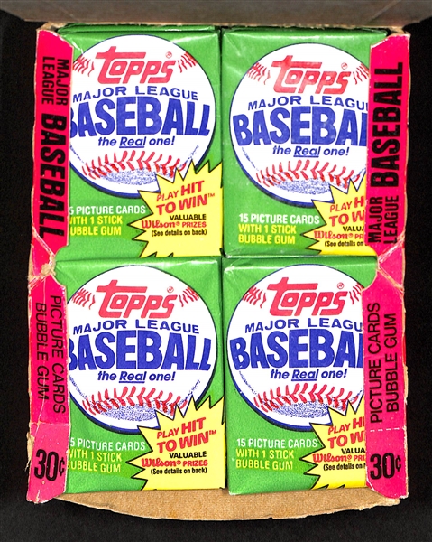 1981 Topps Baseball Complete Wax Box