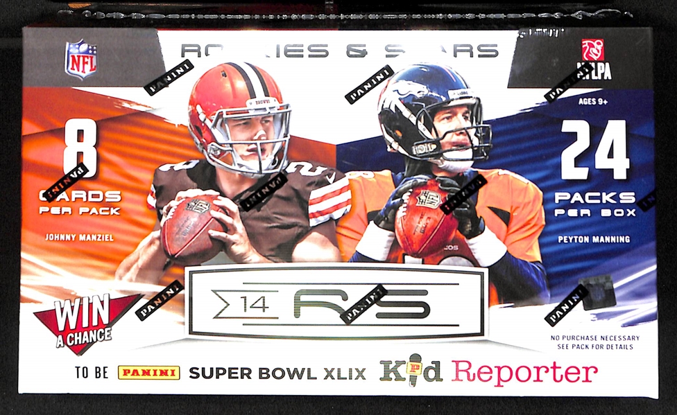 2014 Panini Rookies & Stars Football Sealed Hobby Box