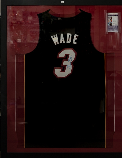 dwyane wade framed jersey