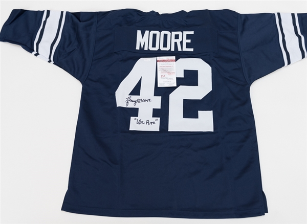 Lenny Moore Signed Penn State XL Jersey - JSA