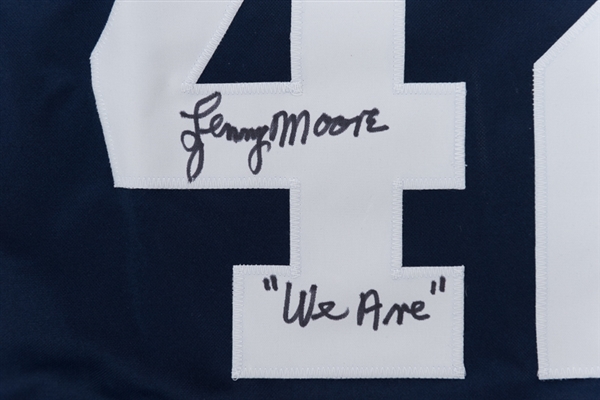 Lenny Moore Signed Penn State XL Jersey - JSA