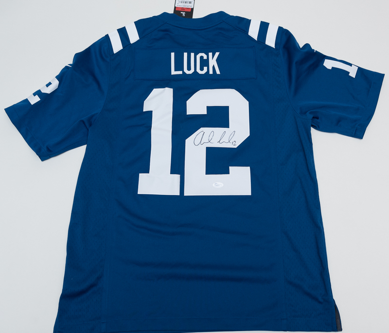 Lot Detail - Andrew Luck Signed Indianapolis Colts Jersey - JSA