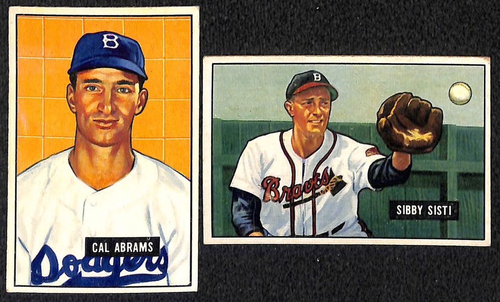 Lot Of 30 1951 Bowman Cards w. Ted Kluszewski