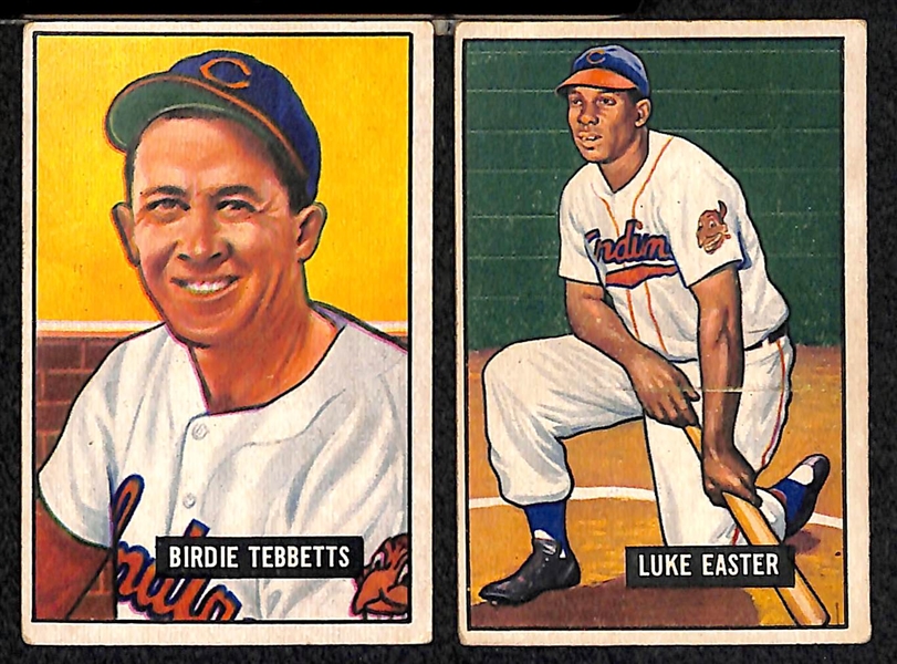 Lot Of 11 1951 Bowman High Number Cards w. Charlie Dressen