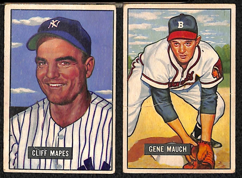 Lot Of 11  1951 Bowman High Number Cards w. Johnny Sain