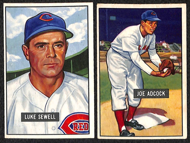 Lot Of 11  1951 Bowman High Number Cards w. Johnny Sain