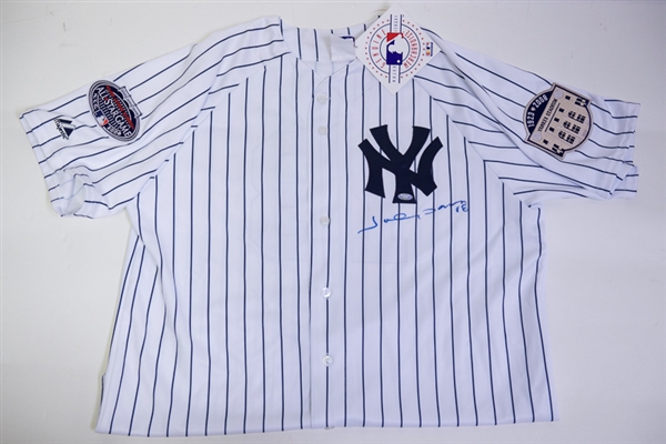 Johnny Damon Signed Yankees Jersey - Steiner