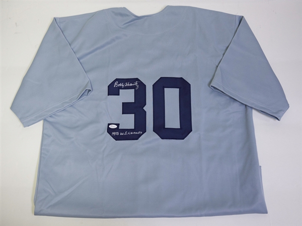 Bobby Shantz Signed Yankees Jersey - JSA