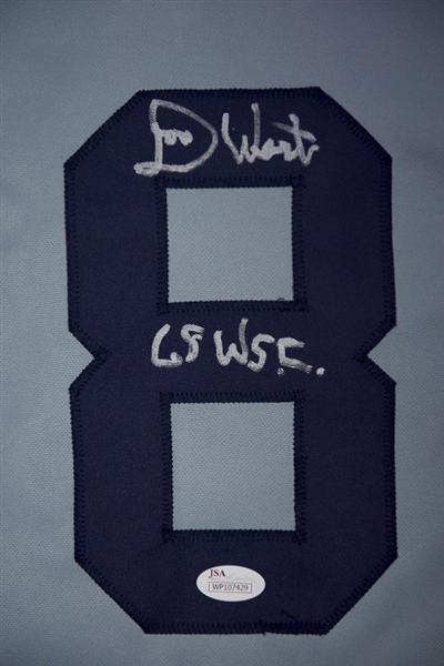 Don Wert Signed Tigers Jersey - JSA