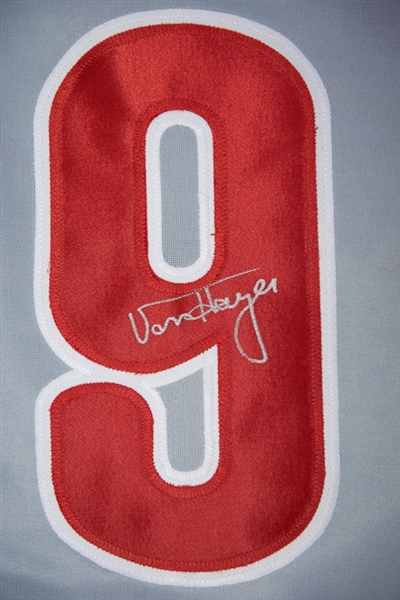 Von Hayes Signed Phillies Jersey
