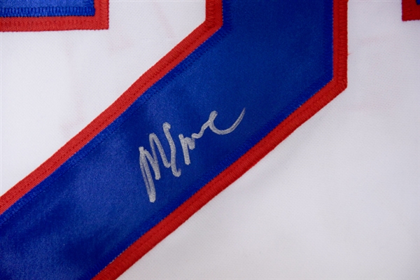 Mike Eruzione Signed USA Hockey Jersey - Leaf