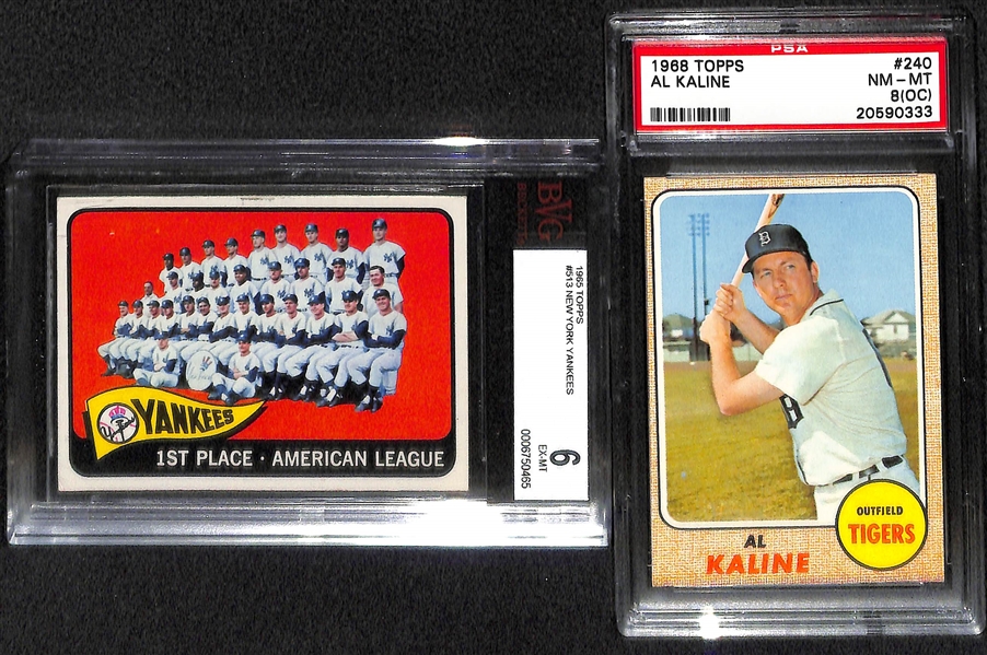 Lot Of 10 Baseball Stars 1960-68 Graded Cards w. Killebrew