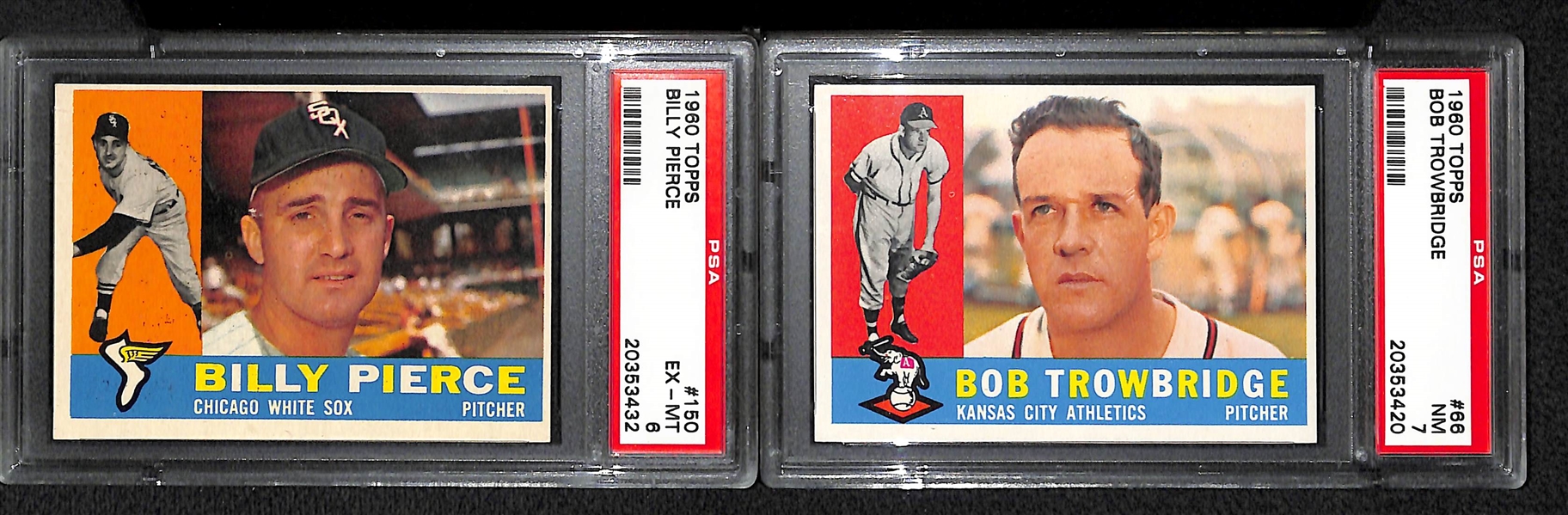 Lot Of 10 Baseball Stars 1960-68 Graded Cards w. Killebrew