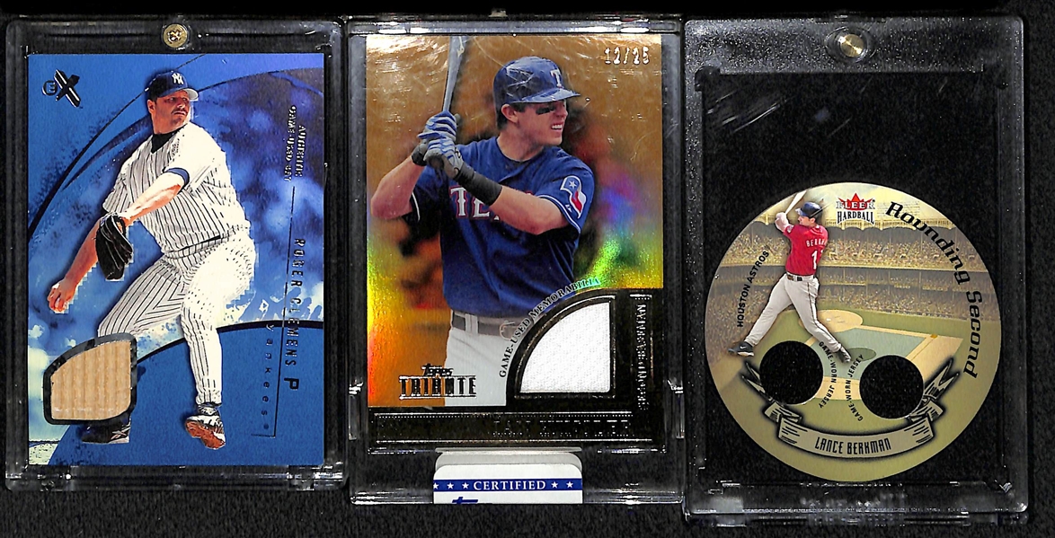 Lot Of 13 Baseball Relic Cards w. Pujols & Tanaka