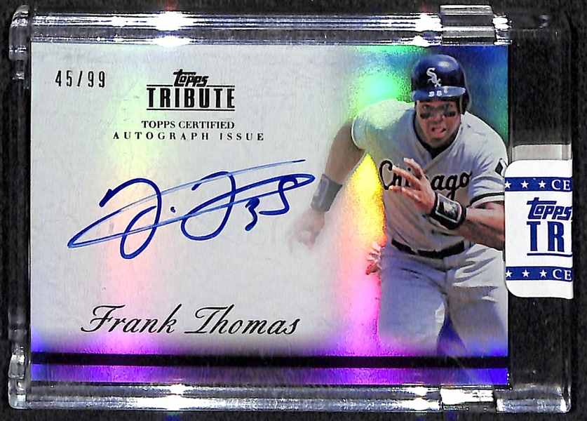 Ken Griffey Jr & Frank Thomas Autograph Cards
