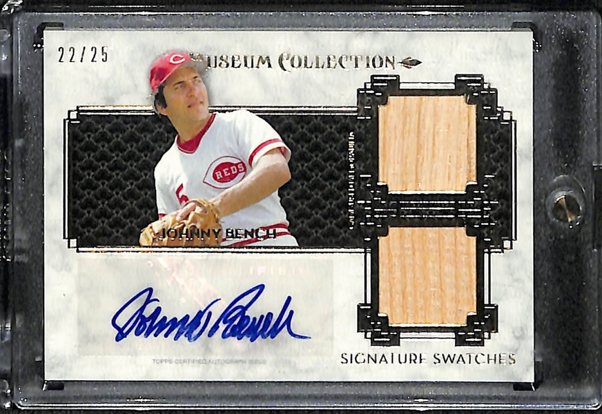 Lot Of 5 Baseball Legends Auto Cards w/ Schmidt & Bench