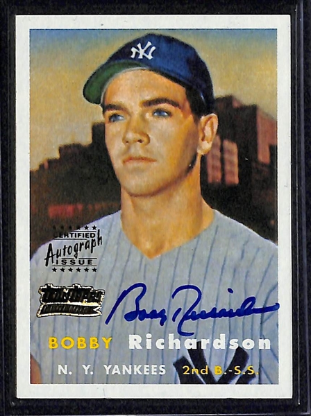 Lot Of 5 Baseball Legends Auto Cards w/ Schmidt & Bench