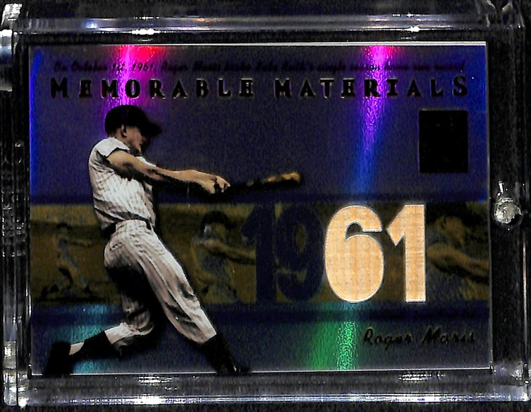 Lot Of 3 Roger Maris Relic Cards