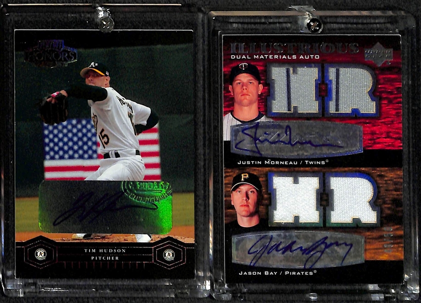 Lot Of 9 Baseball HOF & Stars Autograph Cards w. Kaline & Clemens