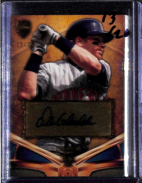 Lot Of 5 Baseball Stars Autograph Cards w. Arod & Mattingly