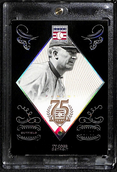 Lot Of 4 Panini Gem Cards w. Cobb & Mathewson