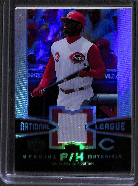 Lot Of 4 Ken Griffey Jr Autograph & Jersey Cards