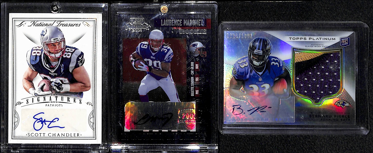 Lot Of 14 Football Stars Autograph Cards w. D.Bryant & CJ Spiller