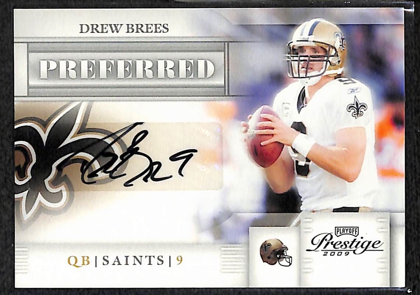 Lot Of John Elway & Drew Brees Autograph Cards