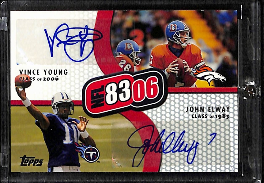 Lot Of John Elway & Drew Brees Autograph Cards