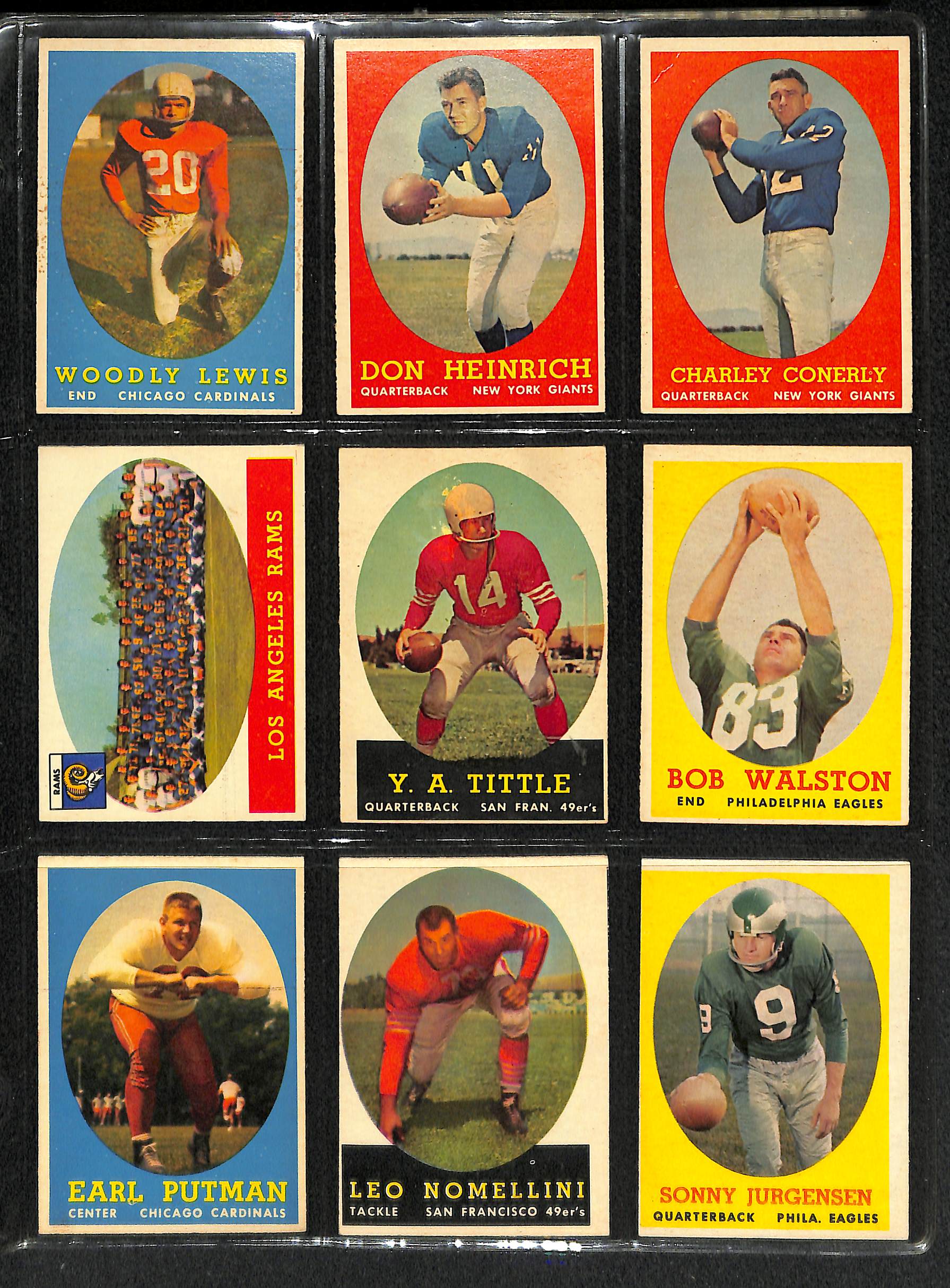 Lot Detail 1958 Topps Football Complete Card Set w. Brown RC