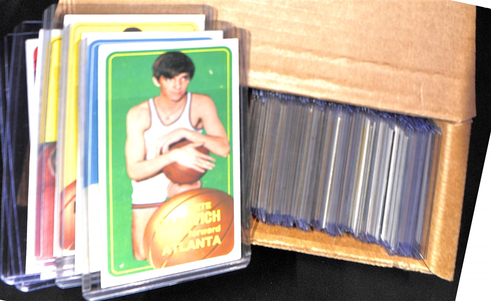 1970-71 Topps Basketball Second Series Card Set w. Maravich RC