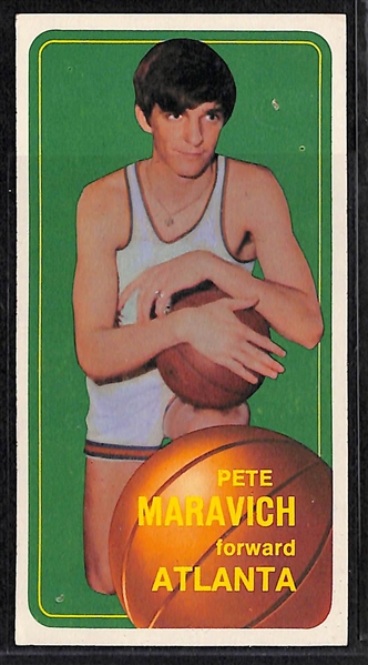 1970-71 Topps Basketball Second Series Card Set w. Maravich RC