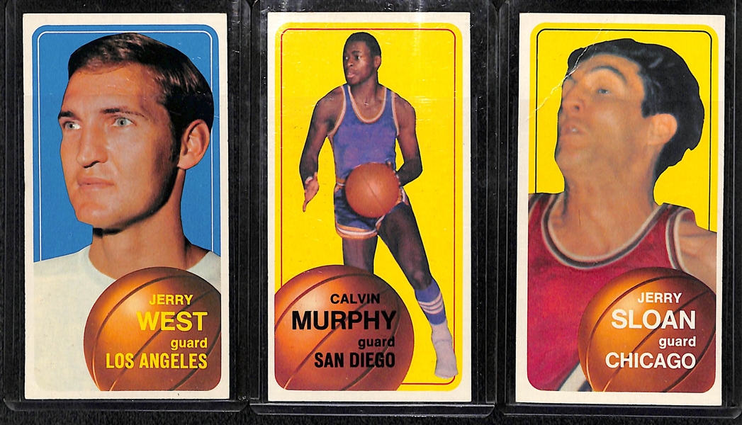 1970-71 Topps Basketball Second Series Partial Card Set w. West