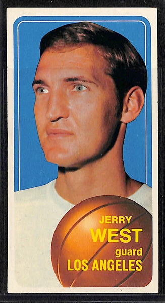 1970-71 Topps Basketball Second Series Partial Card Set w. West