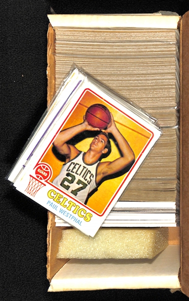 1973-74 Topps Basketball Complete Card Set w. Chamberlian