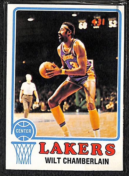 1973-74 Topps Basketball Complete Card Set w. Chamberlian