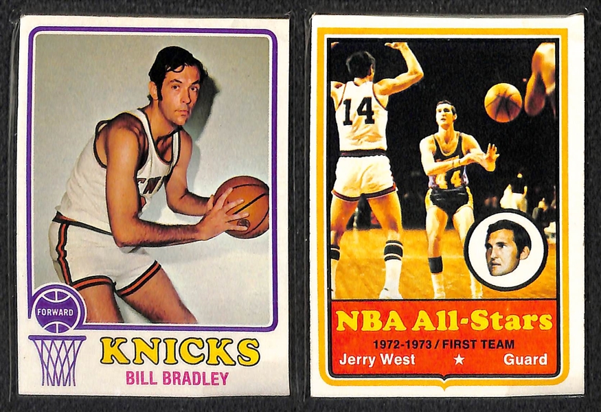 1973-74 Topps Basketball Complete Card Set w. Chamberlian