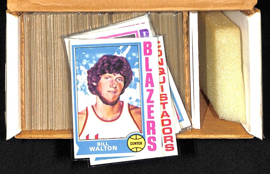 1974-75 Topps Basketball Complete Card Set w. Walton RC