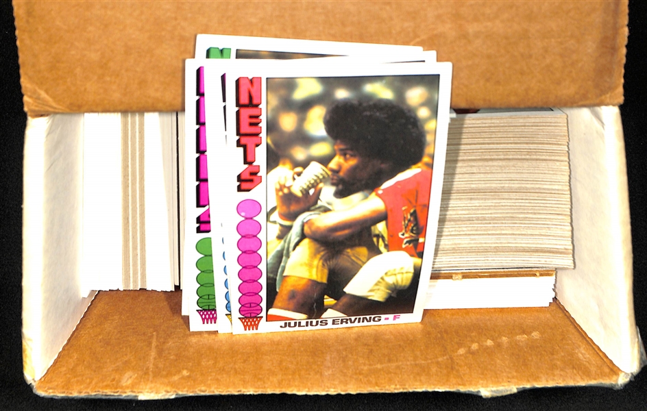 1976-77 Topps Basketball Tall Boy Complete Card Set w. Erving