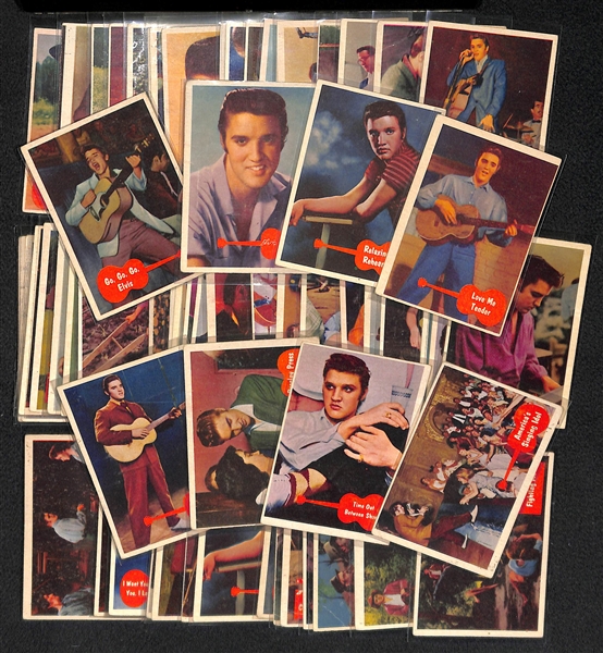 1956 Bubbles (Topps) Elvis Presley Partial Card Set