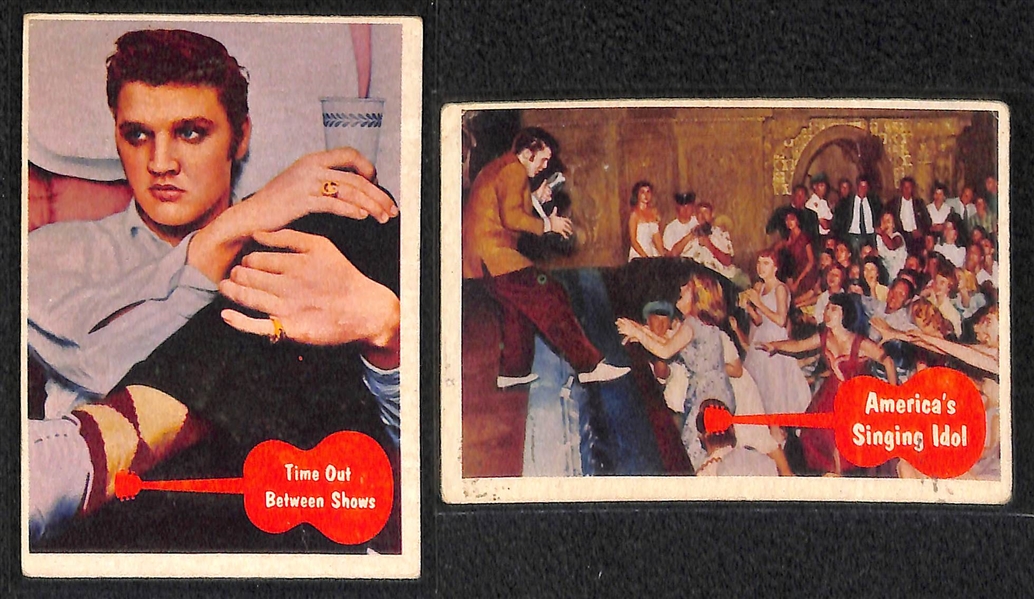 1956 Bubbles (Topps) Elvis Presley Partial Card Set