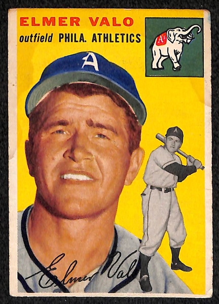 Lot Of 15 1954-1957 Topps Baseball Cards w. Fox