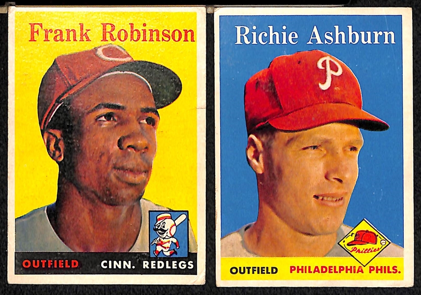 Lot Of 27 1958 Topps Baseball Cards w. Hodges