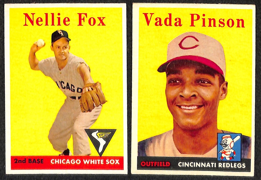 Lot Of 27 1958 Topps Baseball Cards w. Hodges