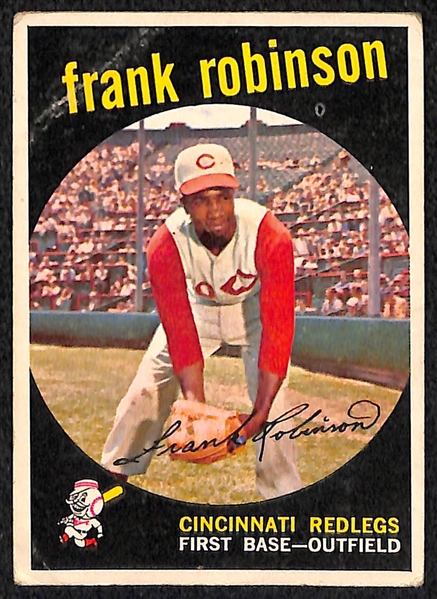 Lot Of 24 1959 Topps Baseball Cards w. Banks